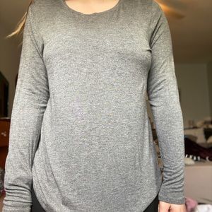 Long Sleeve Grey Top